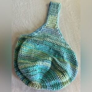 Beautiful Handmade Multicolor Crochet Hobo Bag